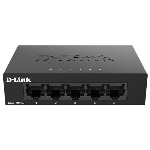 Коммутатор D-Link DGS-1005DJ2A 5G неуправляемый