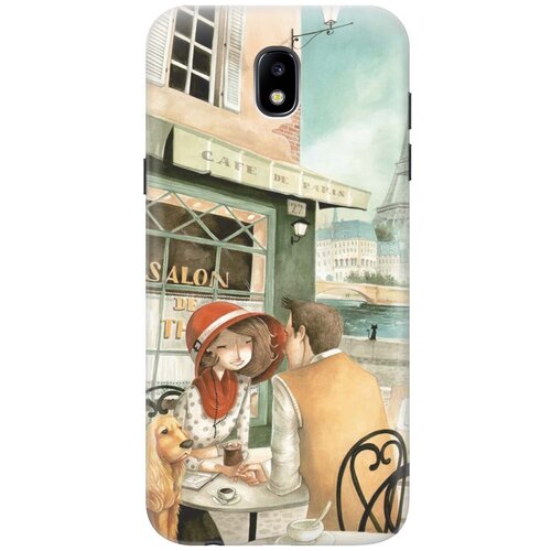 фото Re:paчехол - накладка artcolor для samsung galaxy j5 (2017) с принтом "sweet paris"