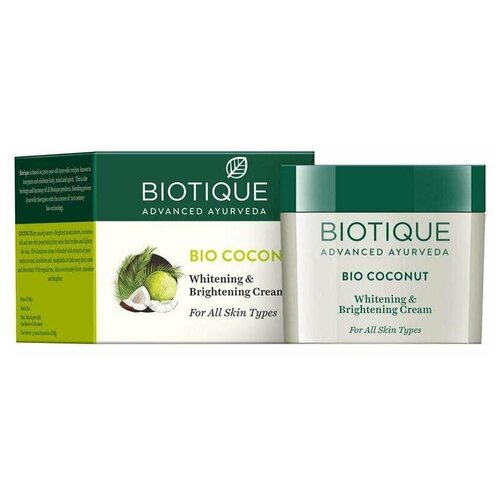 крем для лица осветляющий Био Кокос Биотик (Biotique Bio Coconut), 50 гр.