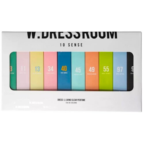 Набор миниатюр парфюмированной воды | W.DRESSROOM Dress  & Living Clear Perfume Set 10 sense set 30ml