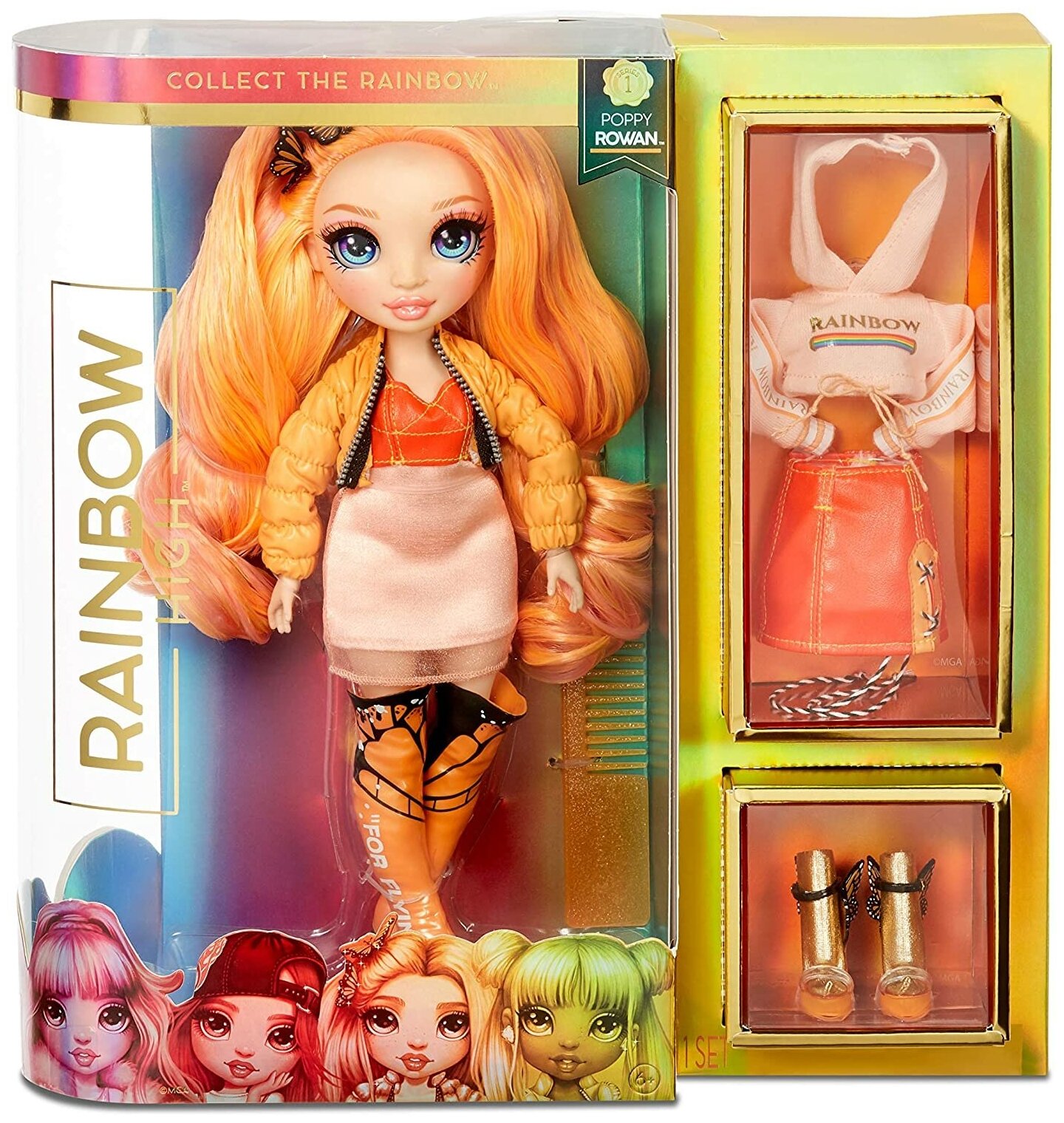 Кукла Rainbow High Fashion Поппи Роуан - Poppy Rowan Poopsie Рейнбоу Пупси 569640
