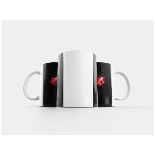 фото Кружка "фейерверк, празднование, небо" 320 мл lotsprints