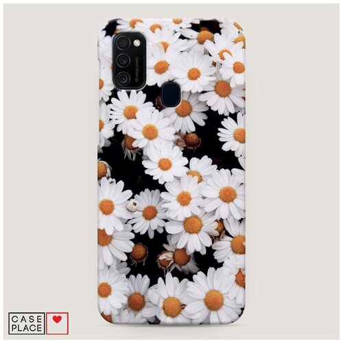 фото Чехол пластиковый samsung galaxy m21 ромашковое поле case place