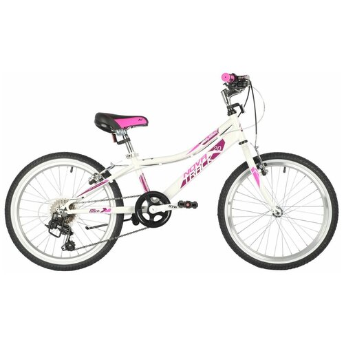 Велосипед NOVATRACK 20 ALICE 6 V белый стальная рама 6 скор Shimano TY21Microshift TS38 V- brake 1591000₽