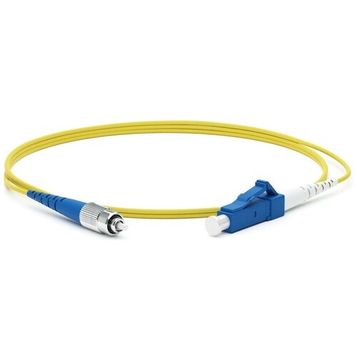 Патч-корд волоконно-оптический Hyperline FC-S2-9-FC/UR-LC/UR-H-1M-LSZH-YL 1.0m