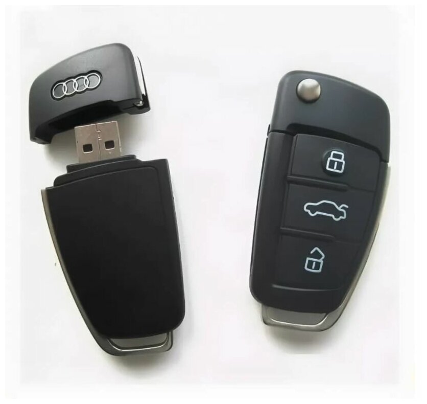 USB Флешка сувенирная подарочная Ключ AUDI Ауди 32 ГБ
