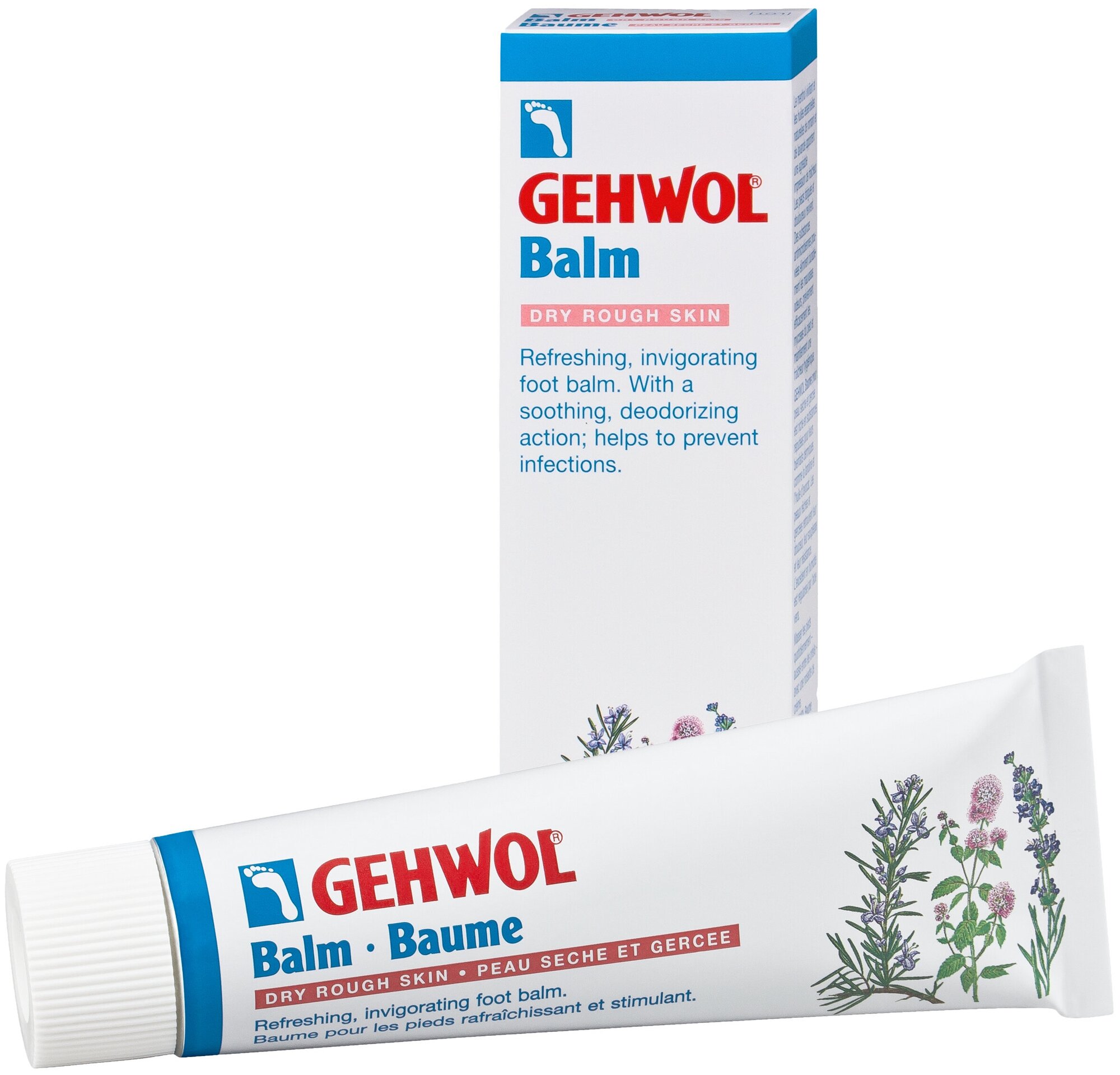 Gehwol Classic Product Balm Dry Rough Skin - Тонизирующий бальзам «Авокадо» для сухой кожи 75 мл