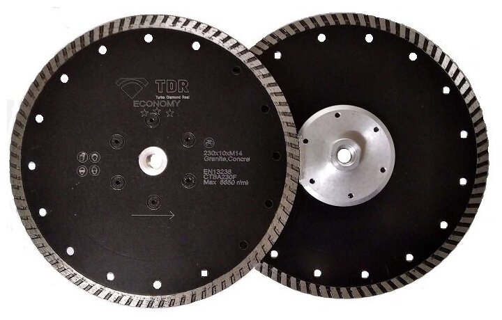 фото Диск алмазный Турбо 230хМ14 (эконом)