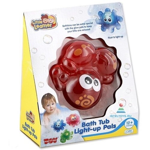 Игрушка для ванной Крабик (со световыми эффектами) игрушка для ванной милый крабик