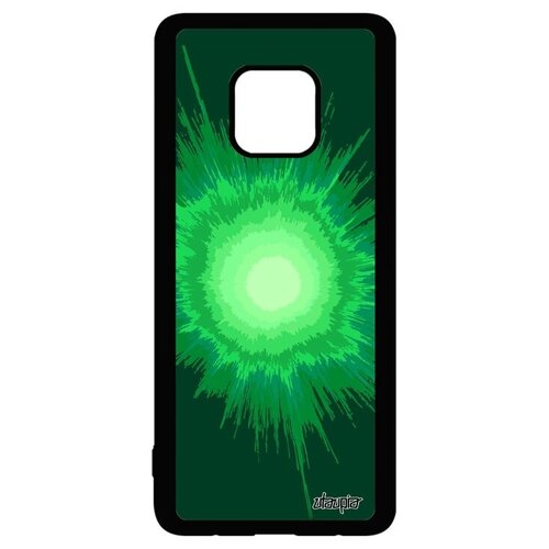 фото Противоударный чехол на смартфон // huawei mate 20 pro // "большой взрыв" лучи стиль, utaupia, зеленый