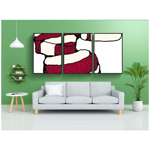 фото Набор модулных постеров для интерьера "филе миньон, филе, мясо" 60x90 см. в тубусе, без рамки lotsprints