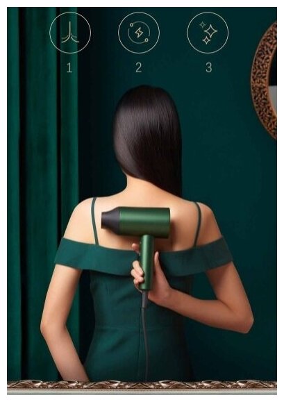 Фен для волос Xiaomi Showsee Hair Dryer A5 (A5-R/A5-G) (red) - фотография № 8
