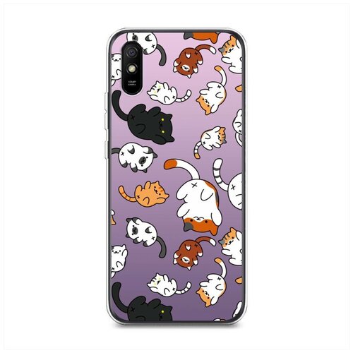 фото Силиконовый чехол "котопад" на xiaomi redmi 9a / сяоми редми 9а case place