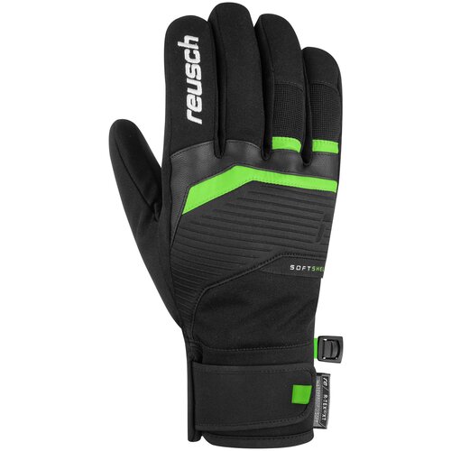 фото Перчатки reusch 2021-22 venom r-tex xt black/neon green (inch (дюйм):8)