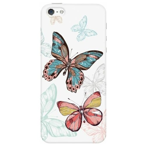 фото Накладка deppa art case iphone 5/5s/se бабочки (арт. 100200)