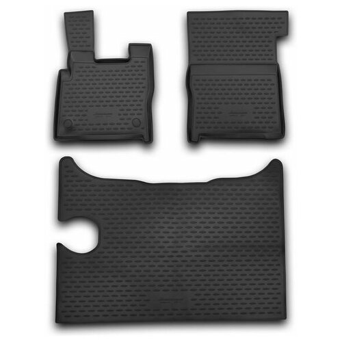 фото Коврики в салон daf xf 2014->, 3 шт. (полиуретан) nlc.88.01.210k 18021