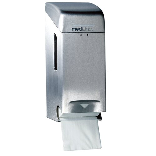 Диспенсер для туалетной бумаги MEDICLINICS PR0781CS, вместимость 3 рулона, нержавеющая сталь, матовый стальной