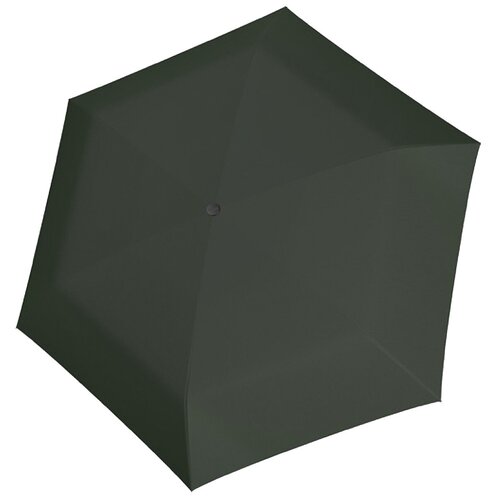 Мини-зонт Doppler, механика, 4 сложения, 6 спиц, система «антиветер», зеленый