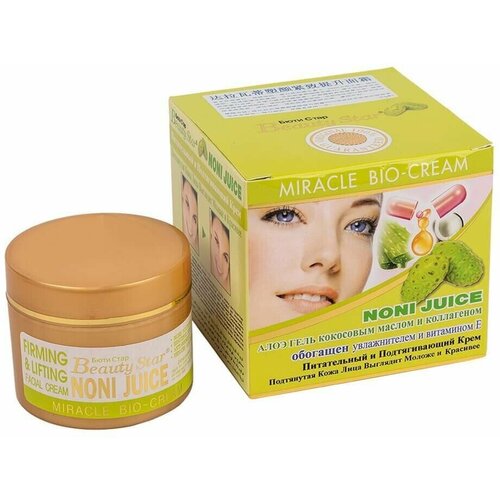 Darawadee Питательный и подтягивающий крем для лица на основе сока Нони Miracle Bio-cream with Noni Juice, 100 гр крем природный шоколадный 50 г выздоровитель увлажняет и питает кожу