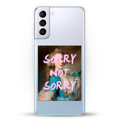 фото Силиконовый чехол sorry на samsung galaxy s21+ andy & paul