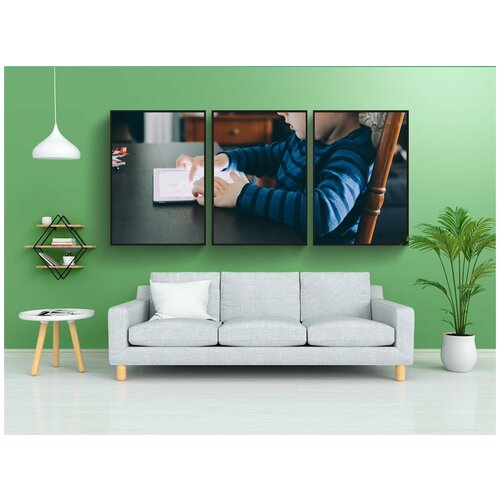 фото Набор модулных постеров для интерьера "люди, ребенок, детка" 60x90 см. в тубусе, без рамки lotsprints