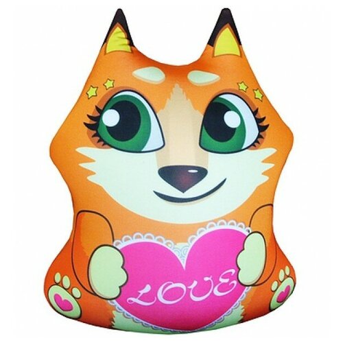 фото Игрушка "лисичка" (подушка антистресс) принт тойс