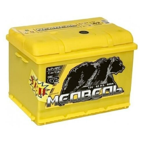 Аккумулятор Тюменский медведь 62 VLA Ca/Ca о/п