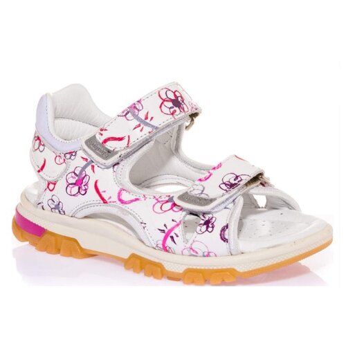 фото Сандалии minimen, ж цвет белый-принт, размер 23