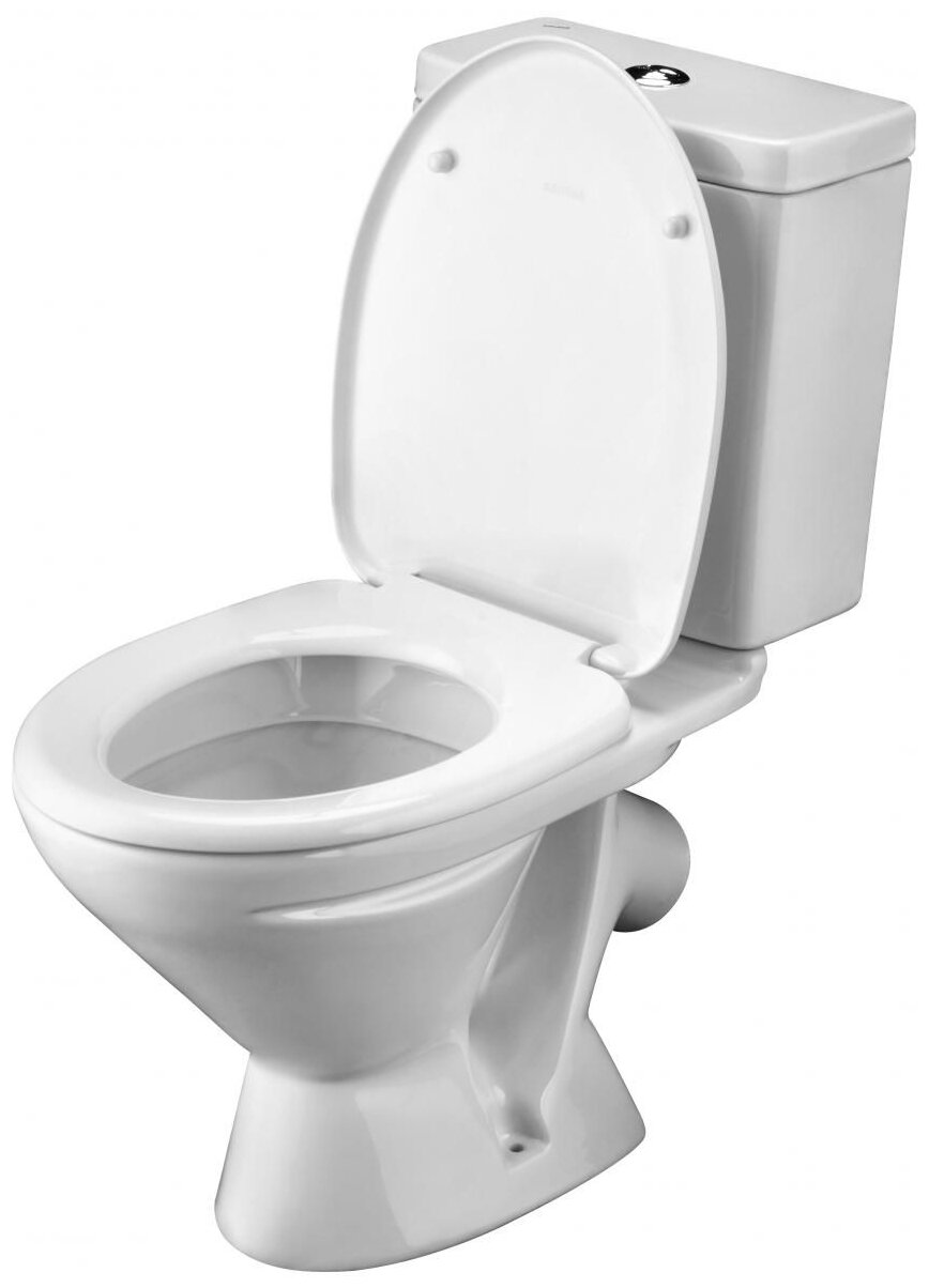 Унитаз с бачком напольный Santek Лига 1WH301794 (дюропласт) с косым ...