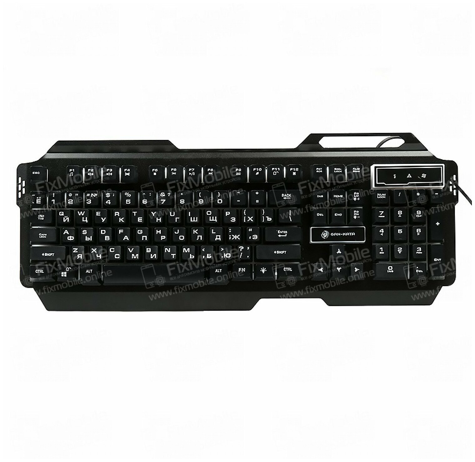 Клавиатура с подсветкой игровая Dialog KGK-25U Gan-Kata черная