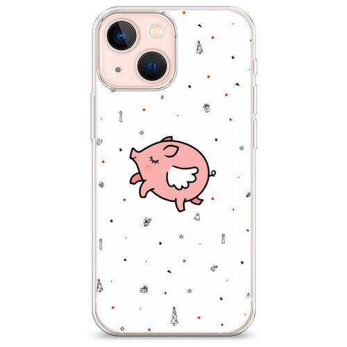 фото Силиконовый чехол "зимний мост" на apple iphone 13 mini / айфон 13 мини case place