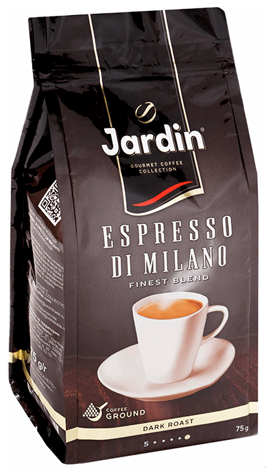 Кофе молотый Jardin Espresso Di Milano (Жардин Эспрессо Ди Милано), 75 г 6011016 - фотография № 1