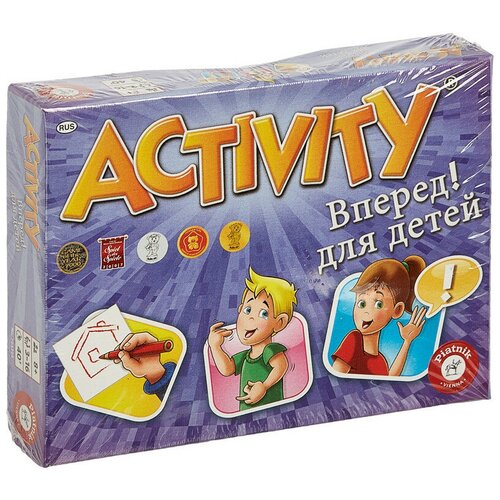 Настольная игра Activity Вперед для детей, Piatnik настольная игра piatnik activity вперед