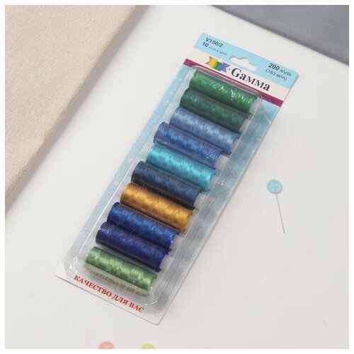 Нитки для вышивания №3, 183 м, 10 шт, цвет разноцветный нитки для вышивания 3 183 м 10 шт цвет разноцветный в упаковке шт 1