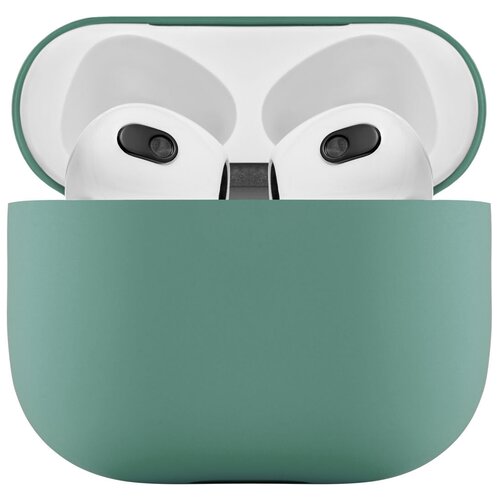 фото Ультратонкий силиконовый чехол ubear touch case для airpods 3, зеленый