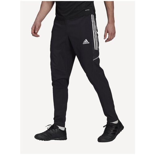 фото Брюки adidas con21 ge5420, р-р s, черный