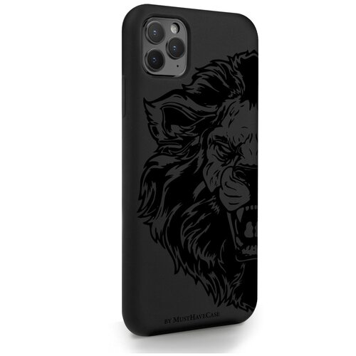 фото Черный силиконовый чехол musthavecase для iphone 11 pro max король лев для айфон 11 про макс противоударный