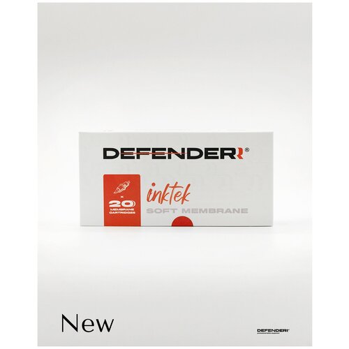 Картриджи Defender InkTek 40/01 RLLT 20 шт/уп для перманентного макияжа, татуажа / Модули Дефендер / Тату Картридж Defenderr