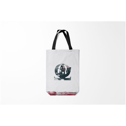 фото Сумка-шоппер / 31х42 см / геймерам / god of war на пути в асгард gow burnettie