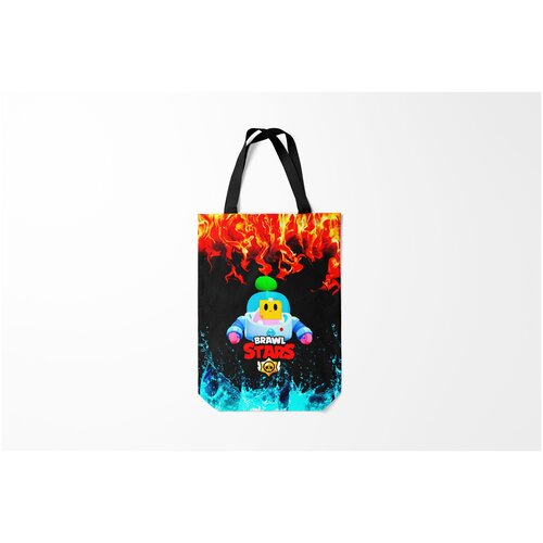 фото Сумка-шоппер / 31х42 см / геймерам / brawl stars sprout burnettie