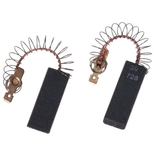 Угольные щетки электрического двигателя мотора для стиральной машины Bosch Siemens 5х125х36 мм - G130_Italy 525₽