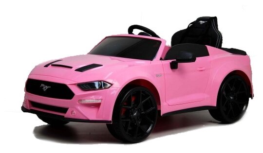 Детский электромобиль RiverToys Ford Mustang GT (A222MP) розовый