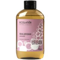 ECOLATIER Пена для ванн лаванда и нектарин, 600 г, 600 мл