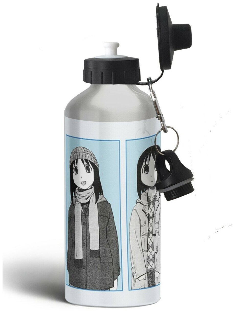 Бутылка спортивная,туристическая фляга, 500мл Azumanga Daioh манга - 1