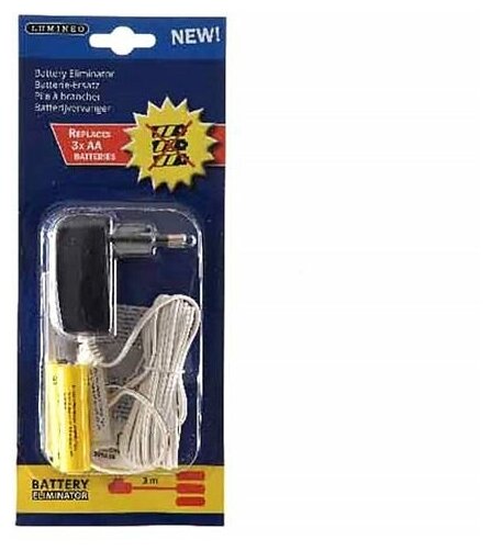 Блок питания - адаптер заменяет 3хАА батареи, 4,5 V/500mA, Kaemingk 482673