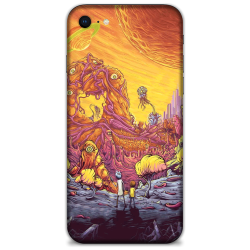 фото Чехол- наклейка виниловый skinz для iphone 8 морти red