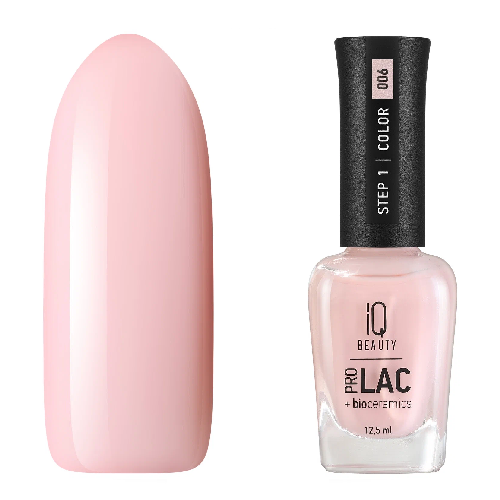 IQ BEAUTY 023 лак для ногтей укрепляющий с биокерамикой / Nail polish PROLAC + bioceramics 12.5 мл - фото №7