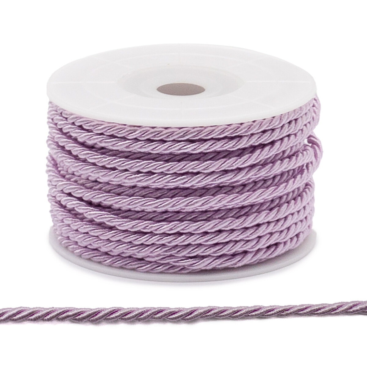 фото 1AS-169 Шнур витой 3мм*18,29м (47 серый)