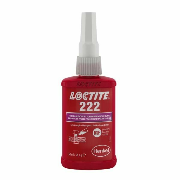 Фиксатор резьбы низкой прочности LOCTITE 222 50мл