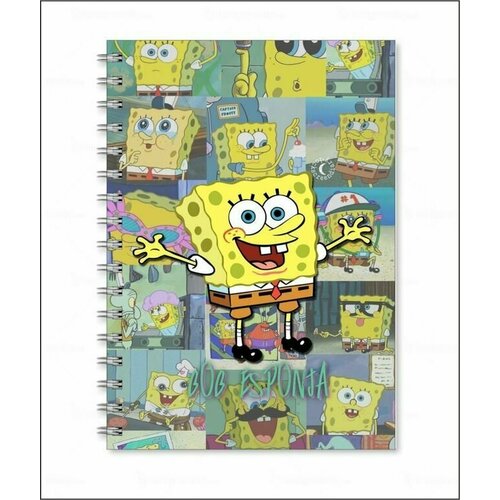 Тетрадь Губка Боб, SpongeBob №15 сумка шоппер губка боб spongebob 15